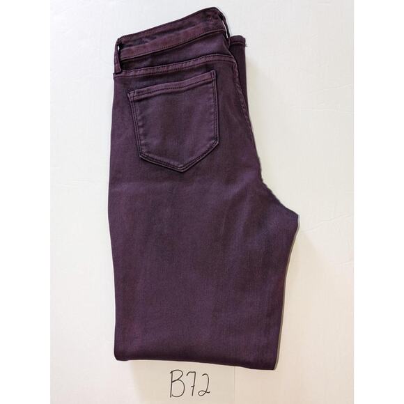 Code Bleu Purple Jeans Size 10 Skinny -0623B72 - Picture 3 of 4